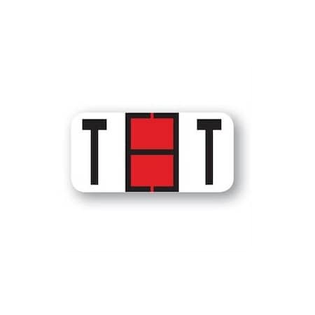 Asp File Right Color-Code Alphabet Labels - Ringbook, 1 Each: T 385-T